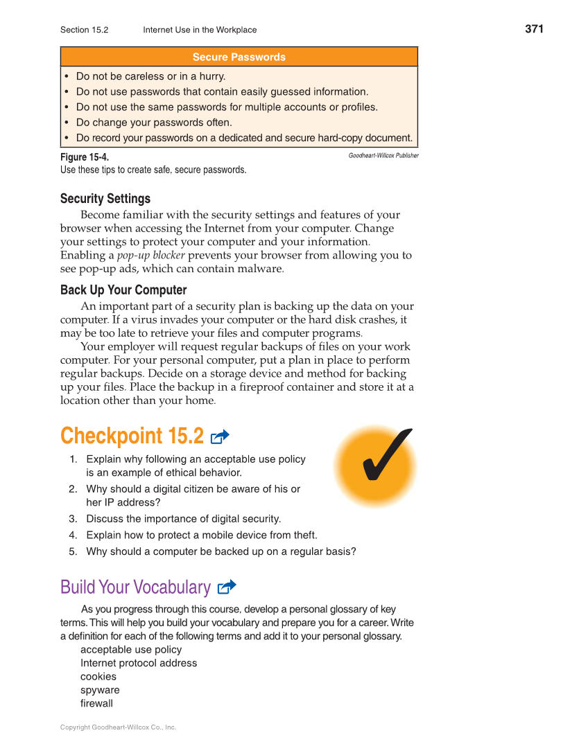 School to Career, 11th Edition page 371