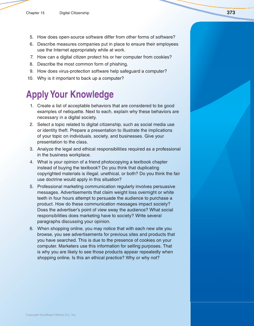 School to Career, 11th Edition page 373