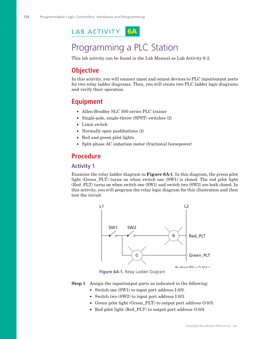 Programmable Logic Controllers: Hardware and Programming, 4th Edition page 120
