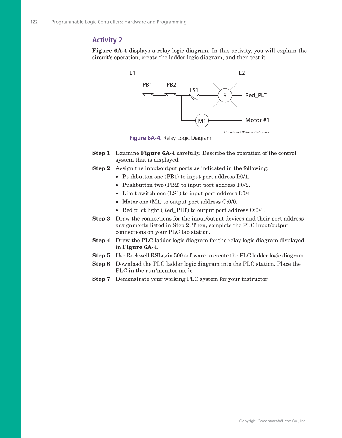 Programmable Logic Controllers: Hardware and Programming, 4th Edition page 122