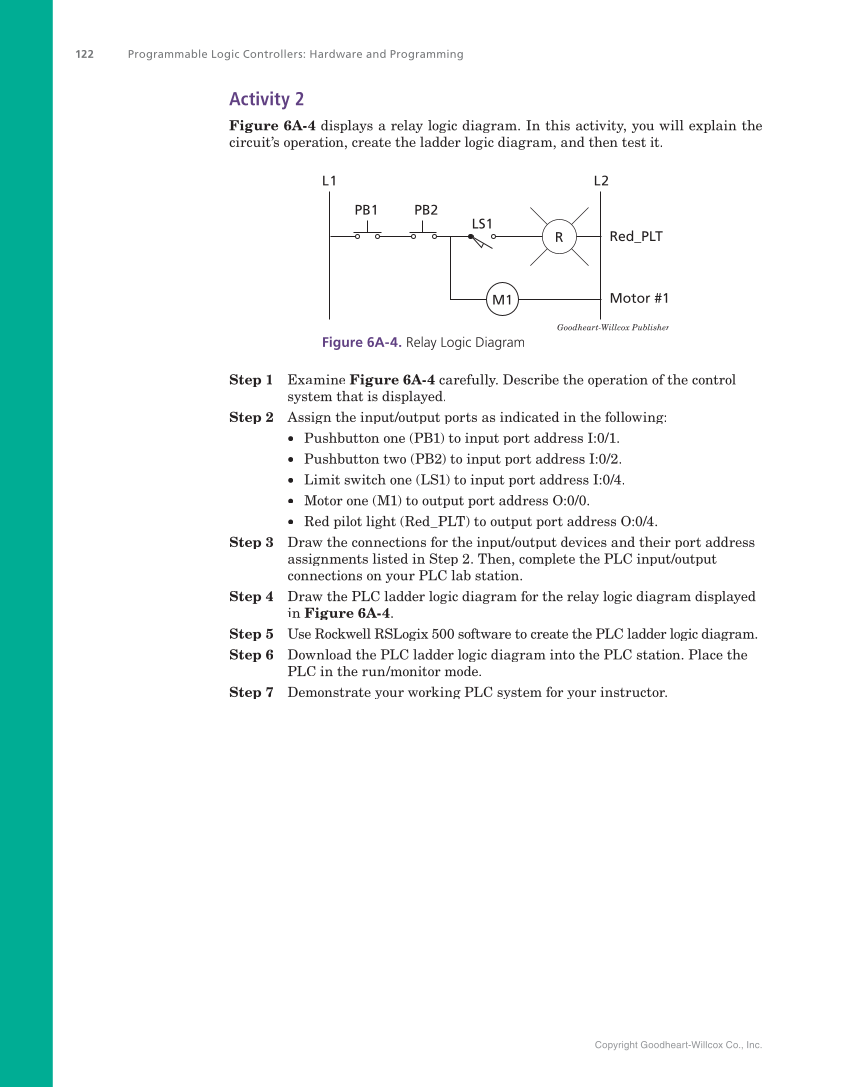 Programmable Logic Controllers: Hardware and Programming, 4th Edition page 122