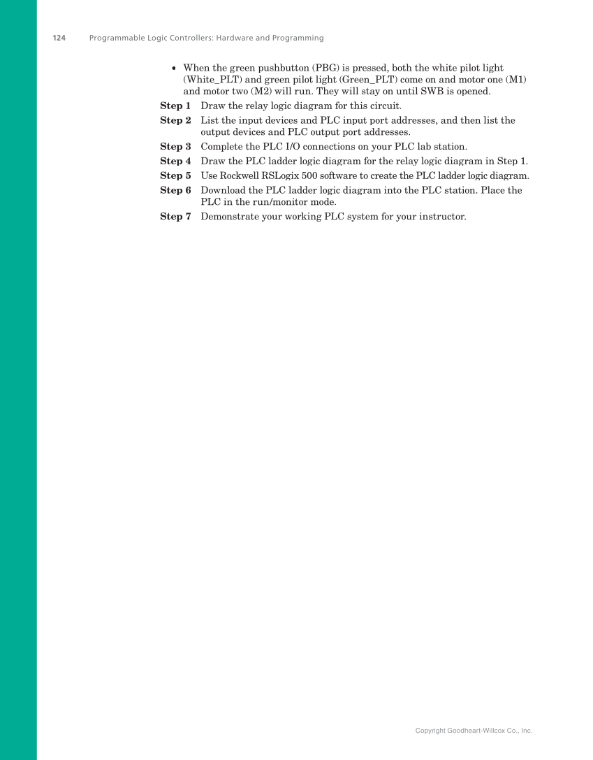 Programmable Logic Controllers: Hardware and Programming, 4th Edition page 124