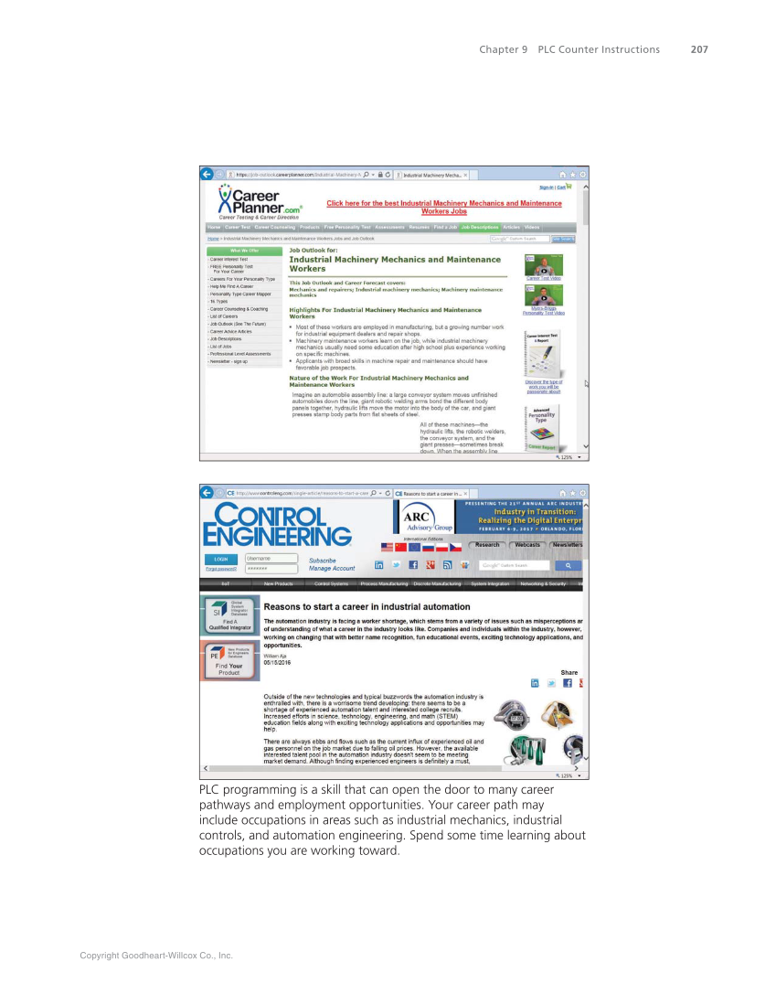 Programmable Logic Controllers: Hardware and Programming, 4th Edition page 207