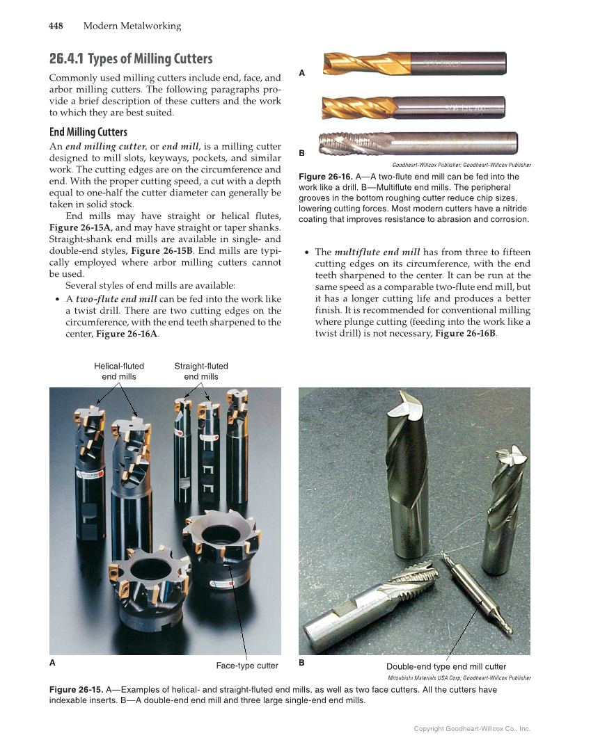 Modern Metalworking, 10th Edition page 448