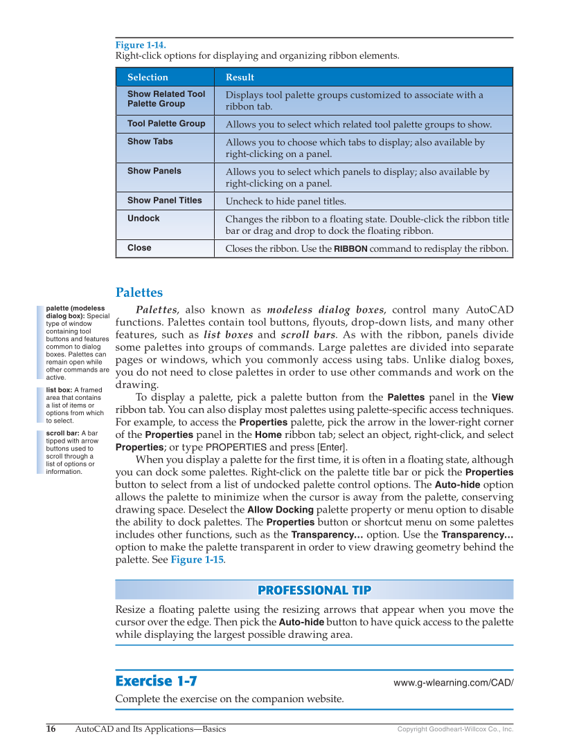 AutoCAD and Its Applications—Basics 2019, 26th Edition page 16