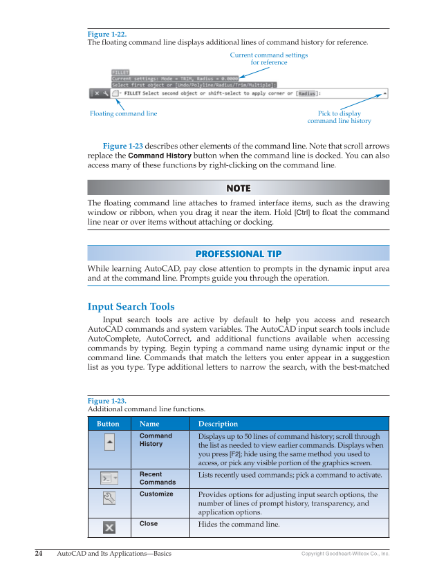 AutoCAD and Its Applications—Basics 2019, 26th Edition page 24