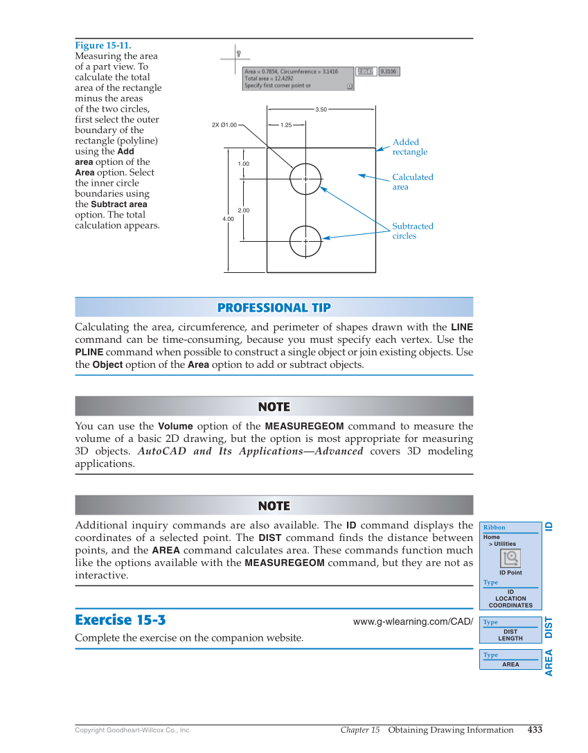 AutoCAD and Its Applications—Basics 2019, 26th Edition page 433