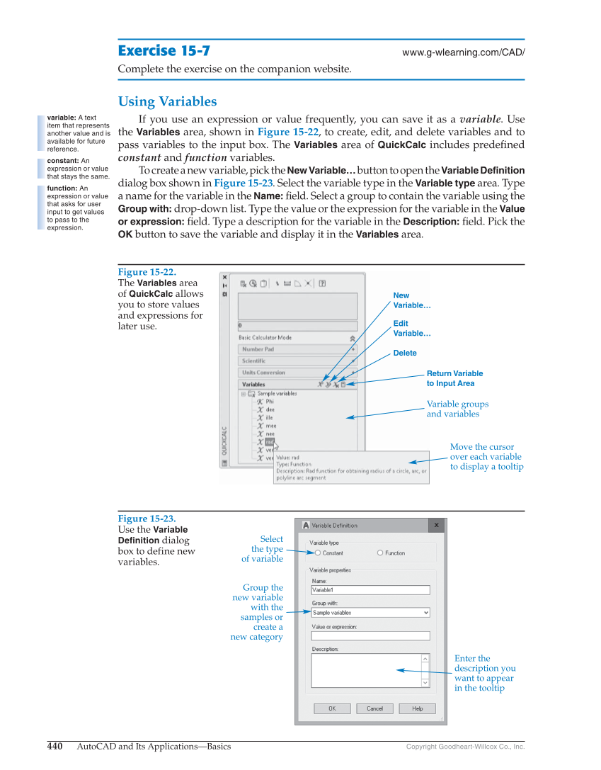 AutoCAD and Its Applications—Basics 2019, 26th Edition page 440