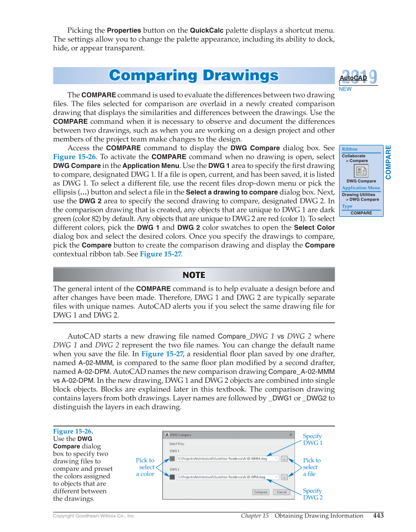 AutoCAD and Its Applications—Basics 2019, 26th Edition page 443