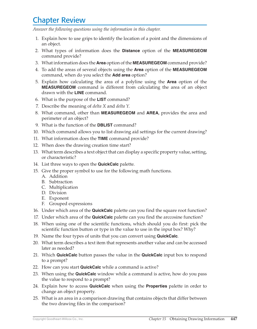 AutoCAD and Its Applications—Basics 2019, 26th Edition page 447