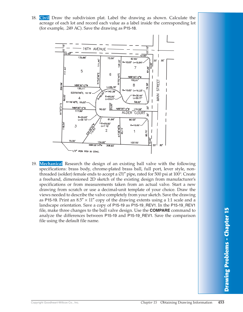 AutoCAD and Its Applications—Basics 2019, 26th Edition page 453