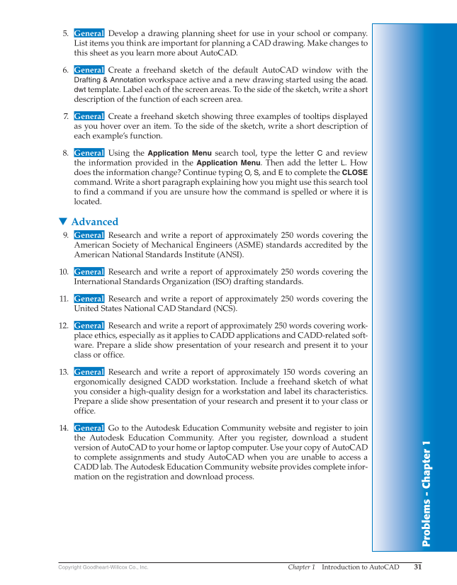 AutoCAD and Its Applications—Basics 2019, 26th Edition page 31