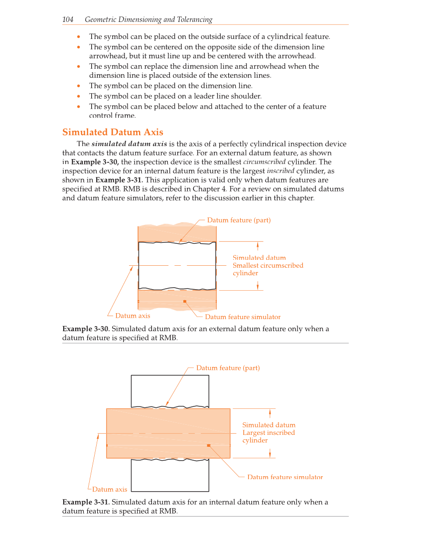 Geometric Dimensioning and Tolerancing, 9th Edition page 104