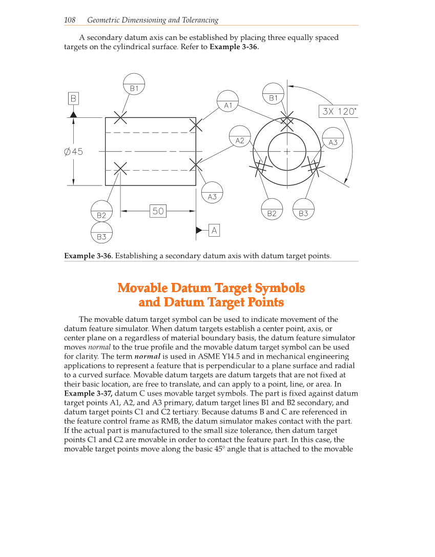 Geometric Dimensioning and Tolerancing, 9th Edition page 108