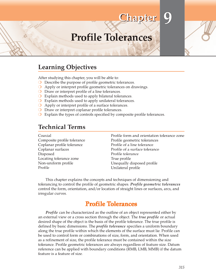 Geometric Dimensioning and Tolerancing, 9th Edition page 315
