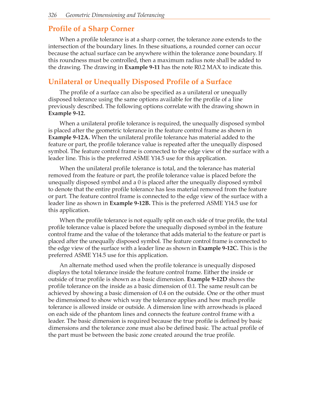 Geometric Dimensioning and Tolerancing, 9th Edition page 326
