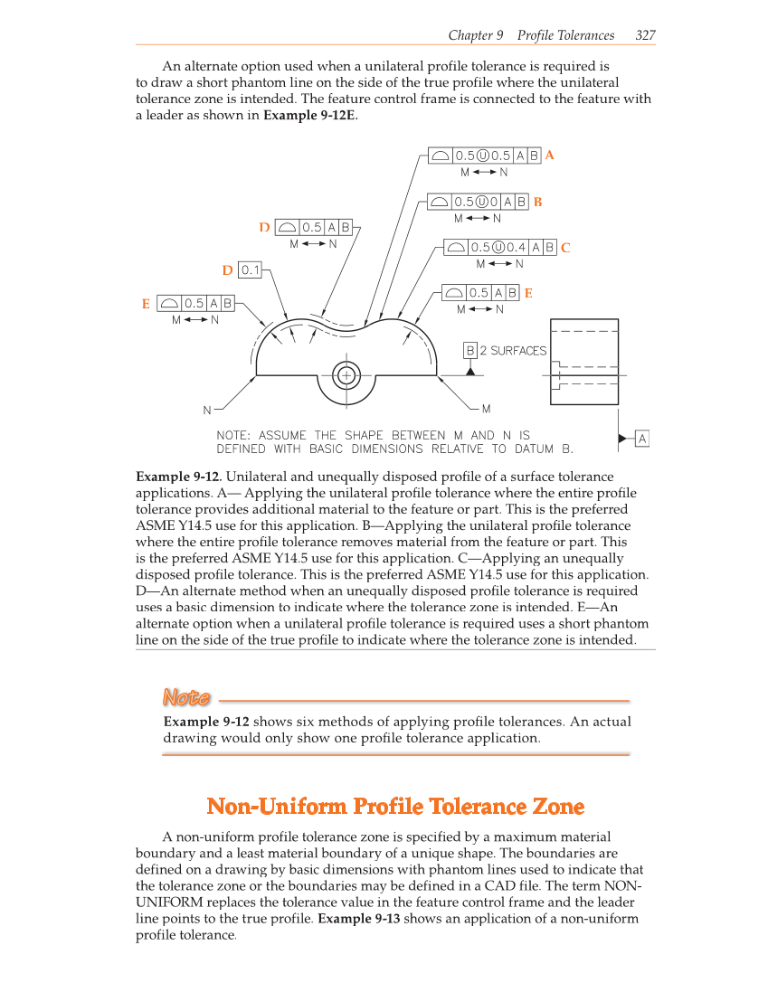 Geometric Dimensioning and Tolerancing, 9th Edition page 327
