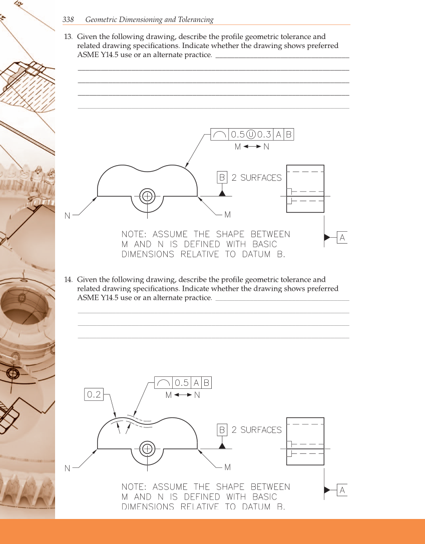 Geometric Dimensioning and Tolerancing, 9th Edition page 338