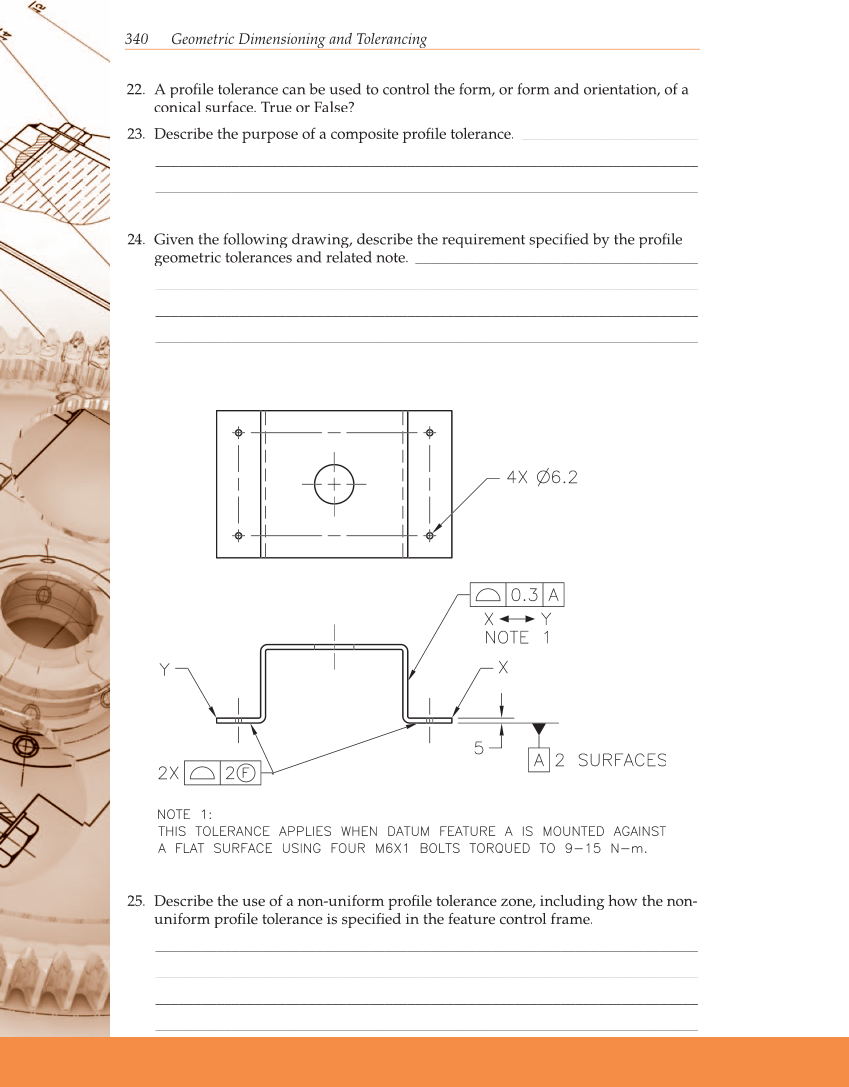 Geometric Dimensioning and Tolerancing, 9th Edition page 340