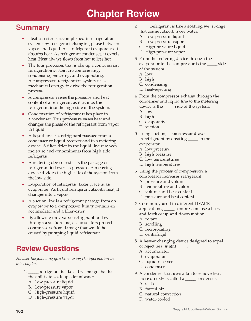 Modern Refrigeration and Air Conditioning, 20th Edition page 102