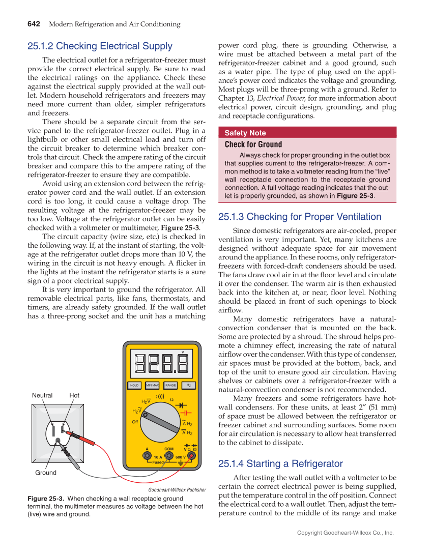 Modern Refrigeration and Air Conditioning, 20th Edition page 642