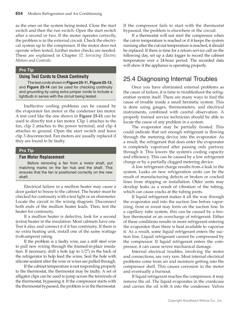Modern Refrigeration and Air Conditioning, 20th Edition page 654