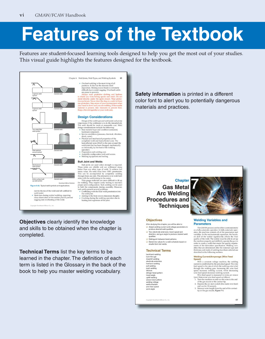 GMAW/FCAW Handbook, 1st Edition page vi