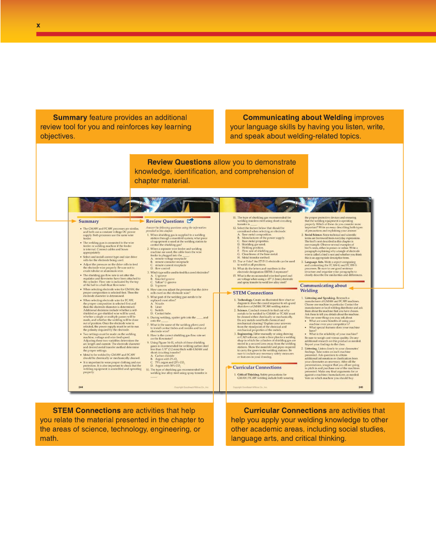 Welding Fundamentals, 5th Edition page x