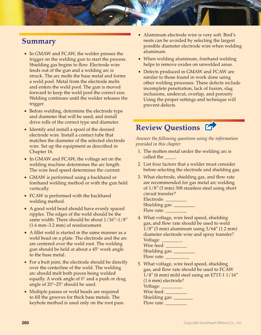Welding Fundamentals, 5th Edition page 260