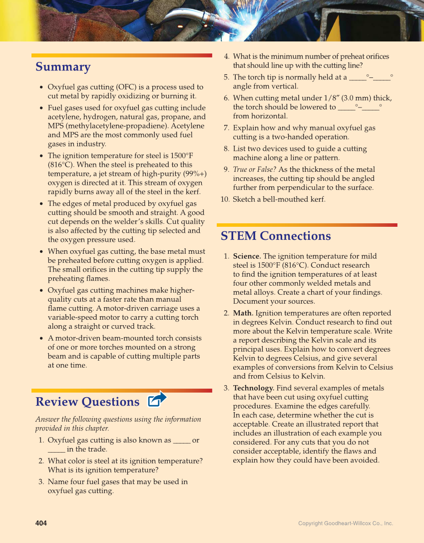 Welding Fundamentals, 5th Edition page 404