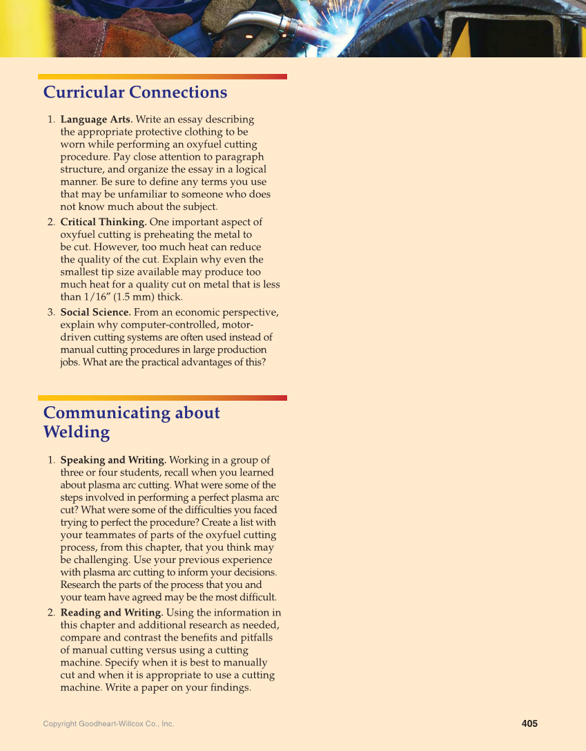 Welding Fundamentals, 5th Edition page 405