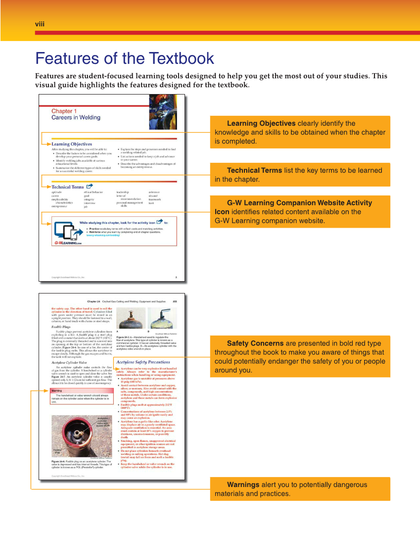 Welding Fundamentals, 5th Edition page viii