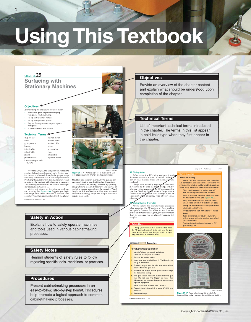 Modern Cabinetmaking, 5th Edition page x