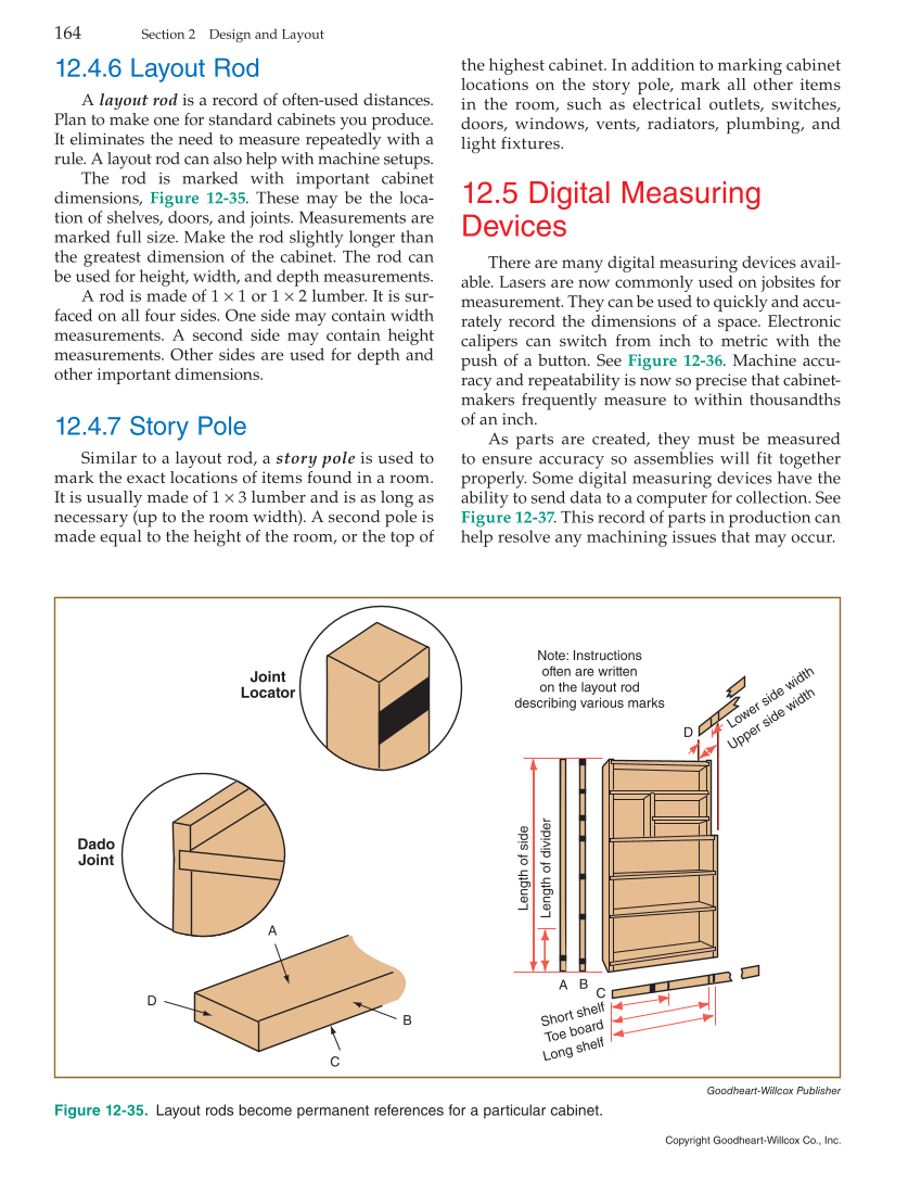 Modern Cabinetmaking, 5th Edition page 164