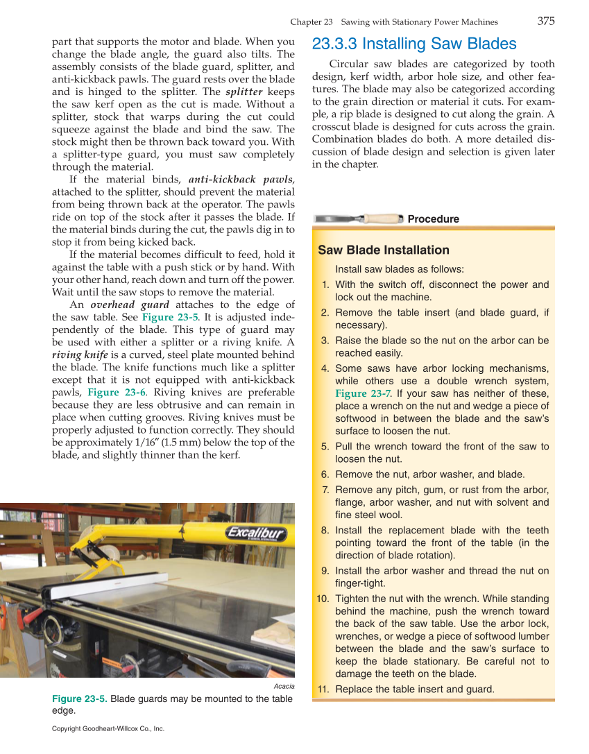 Modern Cabinetmaking, 5th Edition page 375