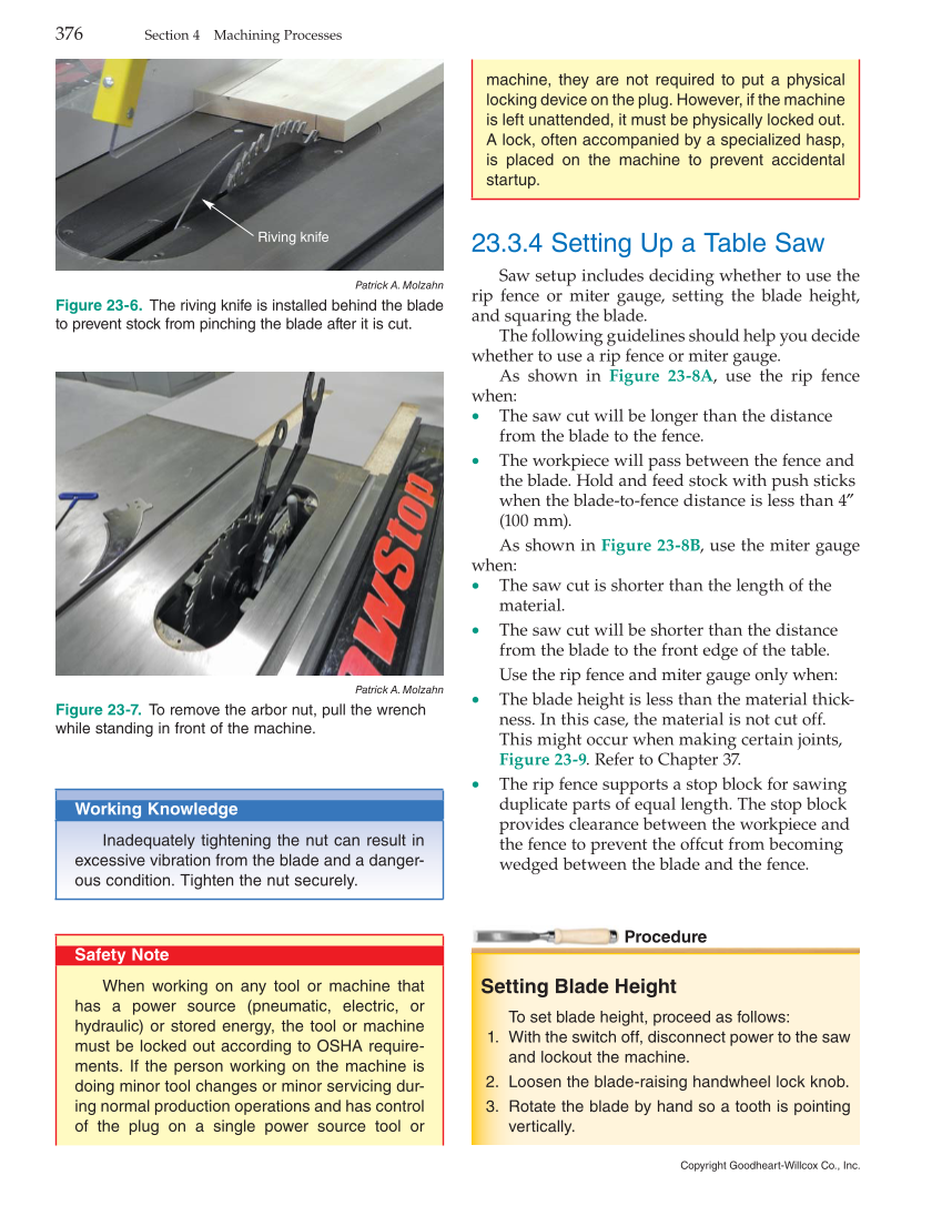 Modern Cabinetmaking, 5th Edition page 376