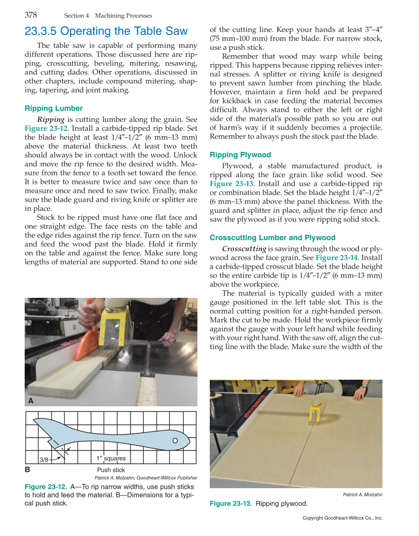 Modern Cabinetmaking, 5th Edition page 378