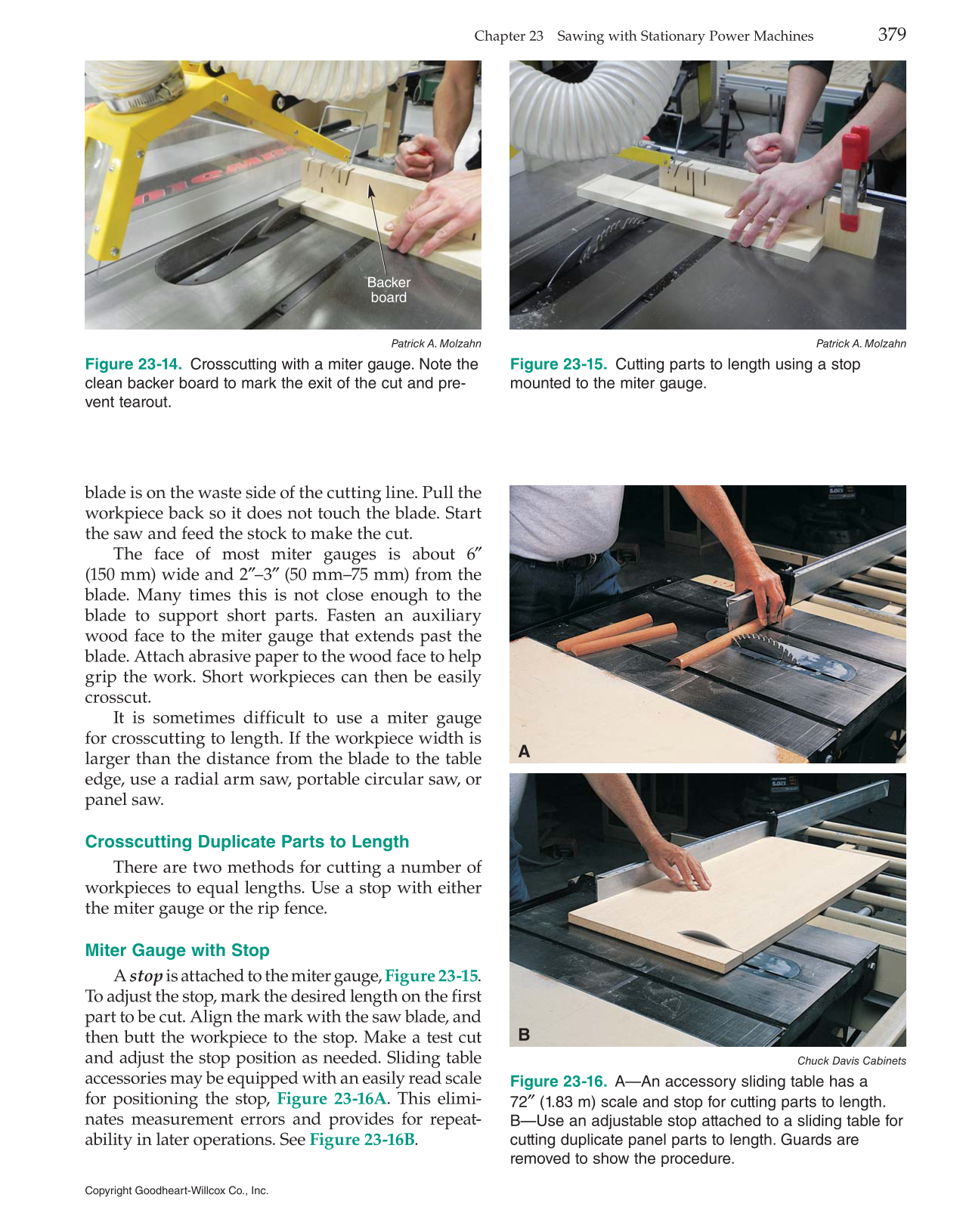 Modern Cabinetmaking, 5th Edition page 379