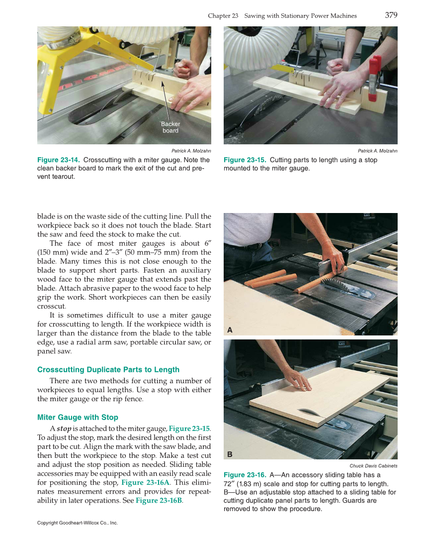 Modern Cabinetmaking, 5th Edition page 379