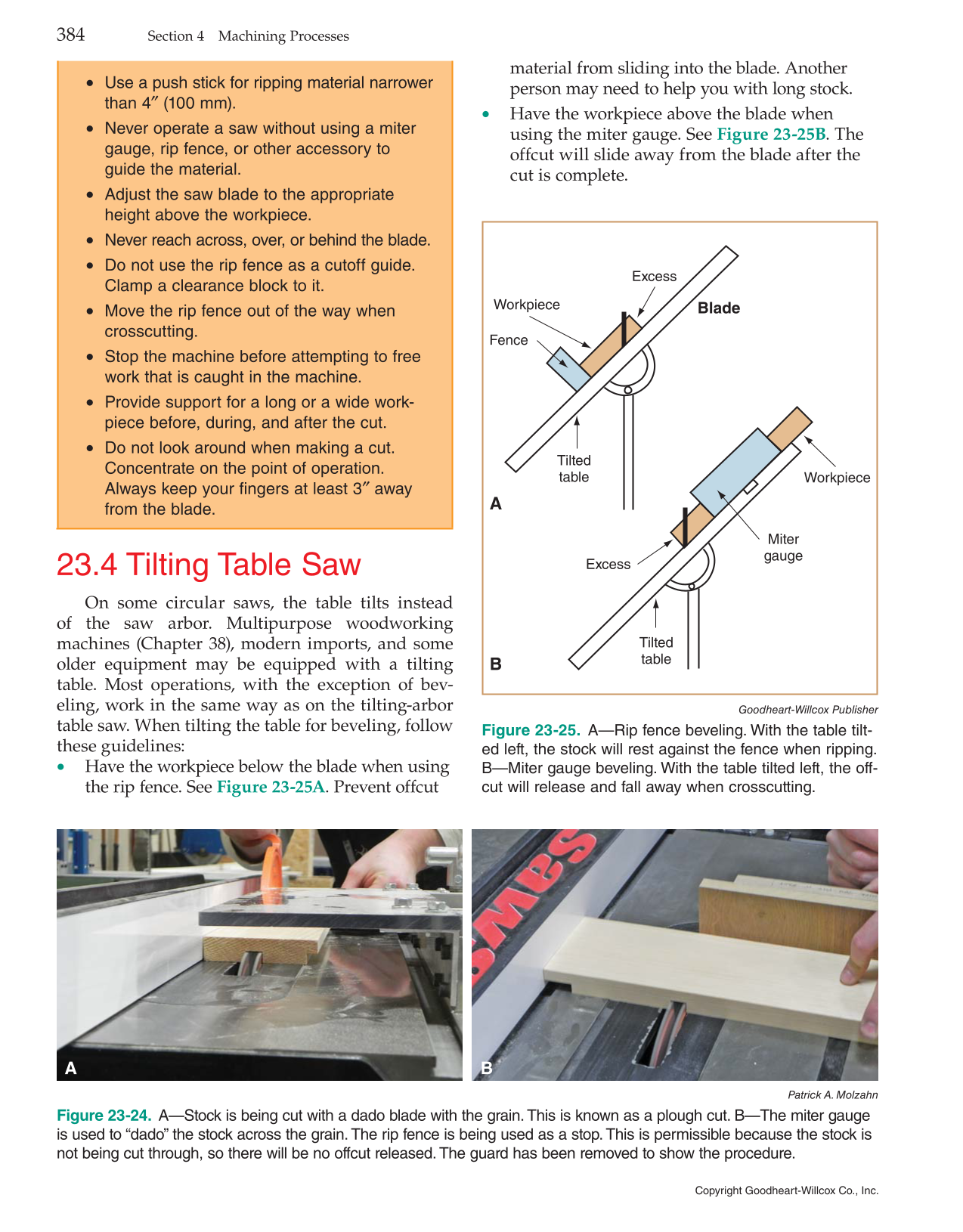 Modern Cabinetmaking, 5th Edition page 384