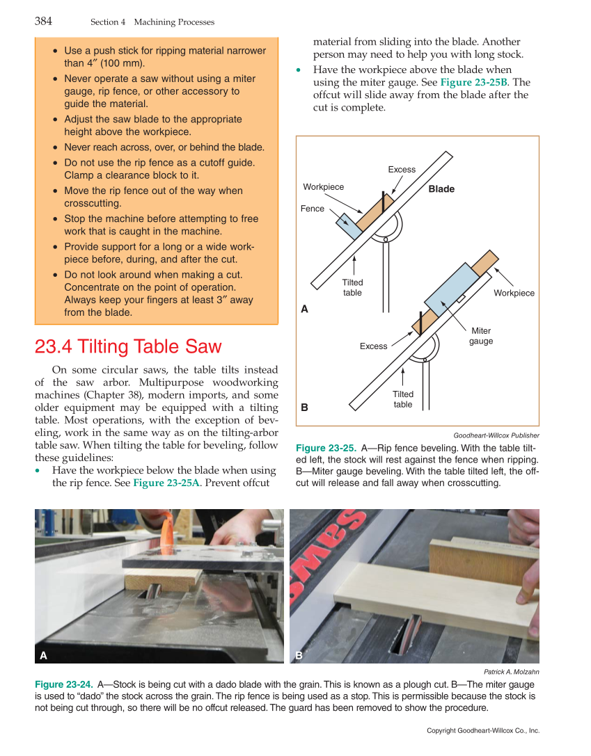 Modern Cabinetmaking, 5th Edition page 384