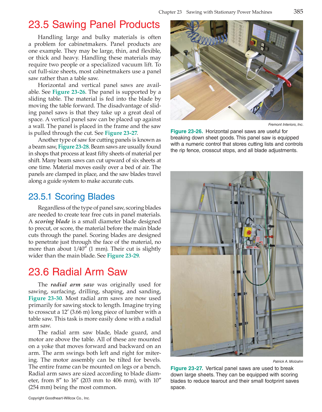Modern Cabinetmaking, 5th Edition page 385