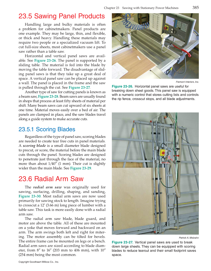 Modern Cabinetmaking, 5th Edition page 385