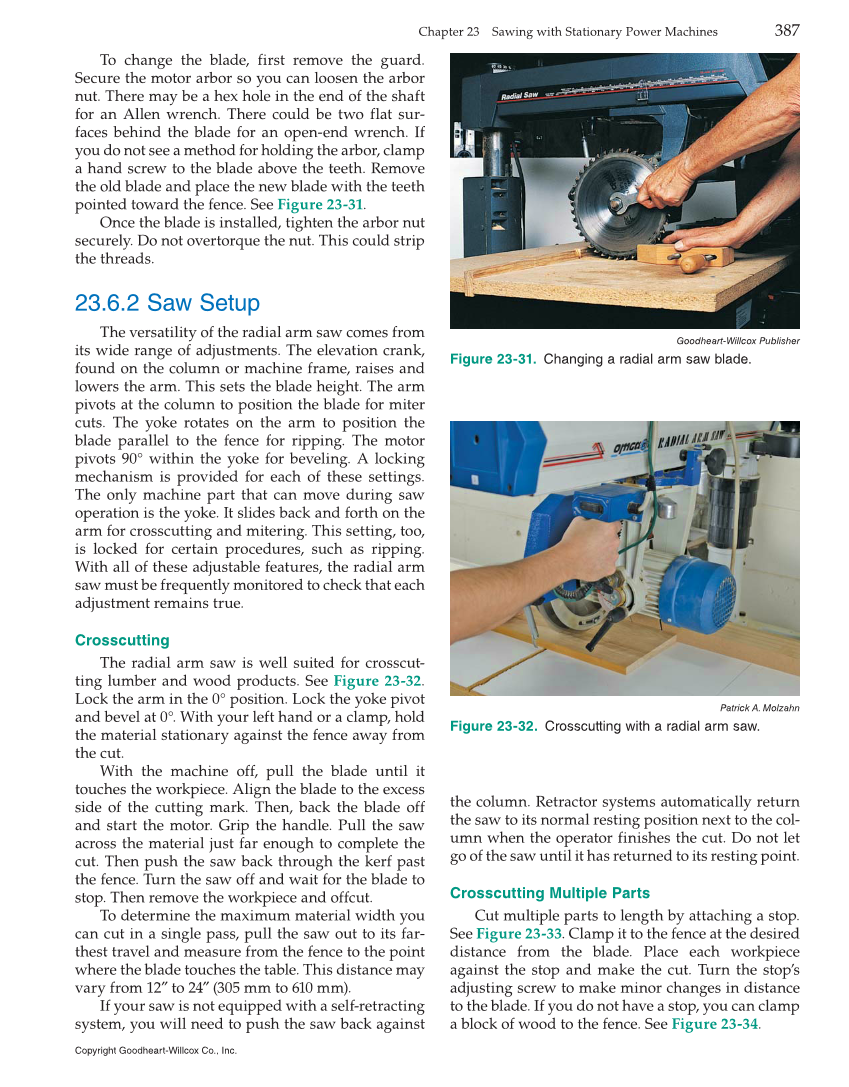 Modern Cabinetmaking, 5th Edition page 387