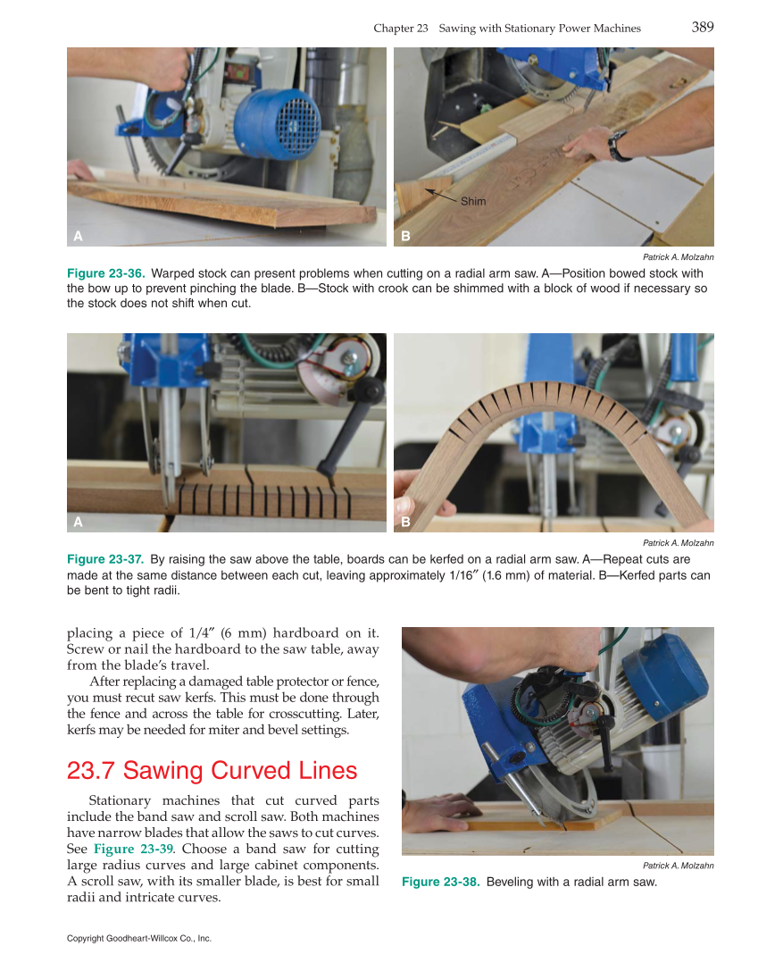 Modern Cabinetmaking, 5th Edition page 389