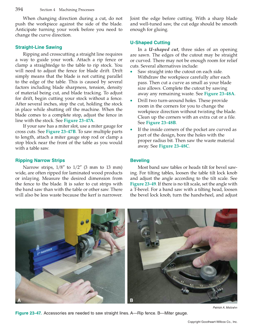 Modern Cabinetmaking, 5th Edition page 394