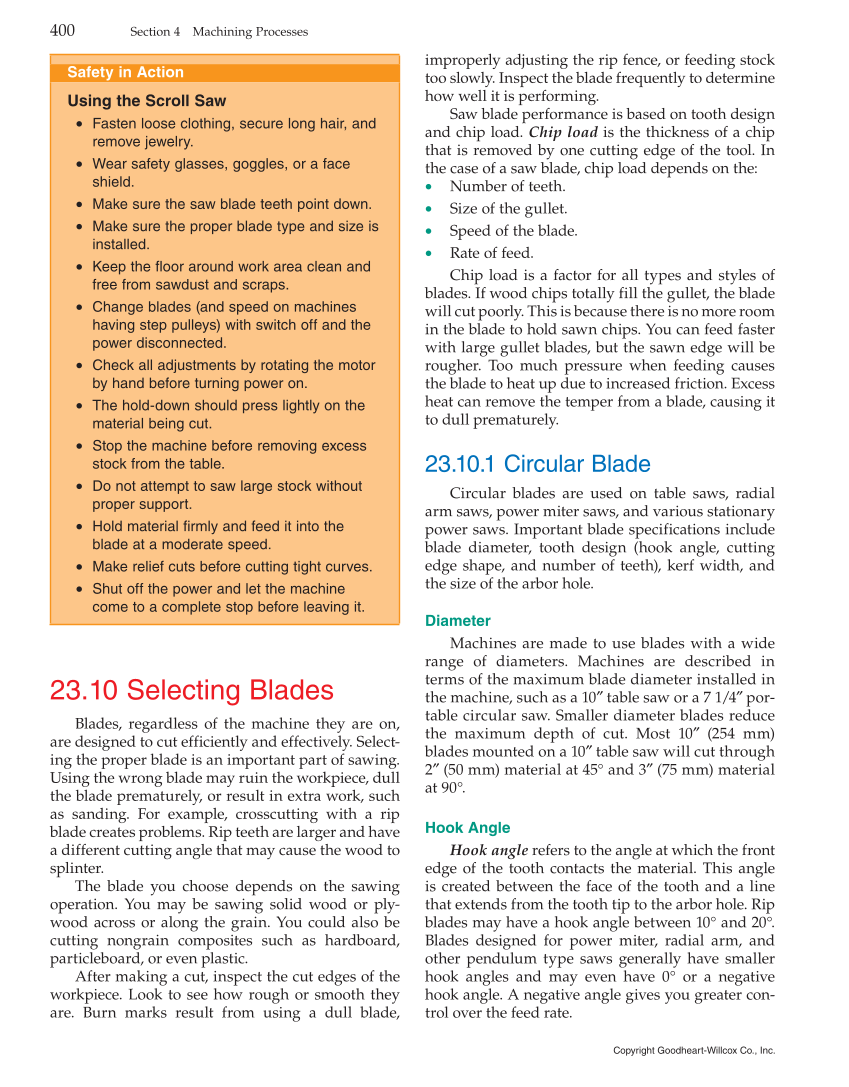 Modern Cabinetmaking, 5th Edition page 400