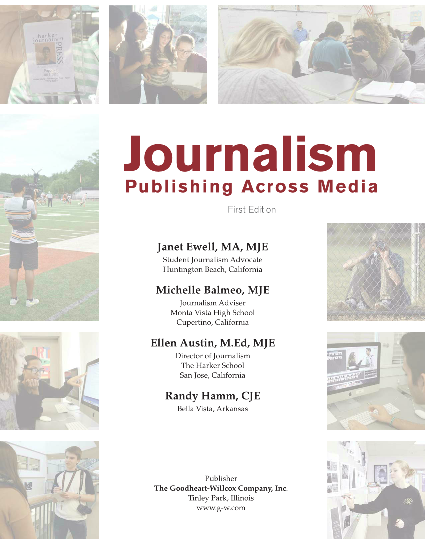 Journalism: Publishing Across Media, 1st Edition page i