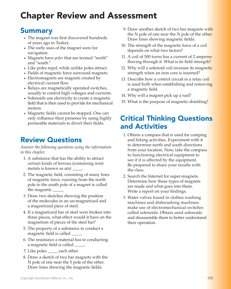 Electricity, 11th Edition page 105