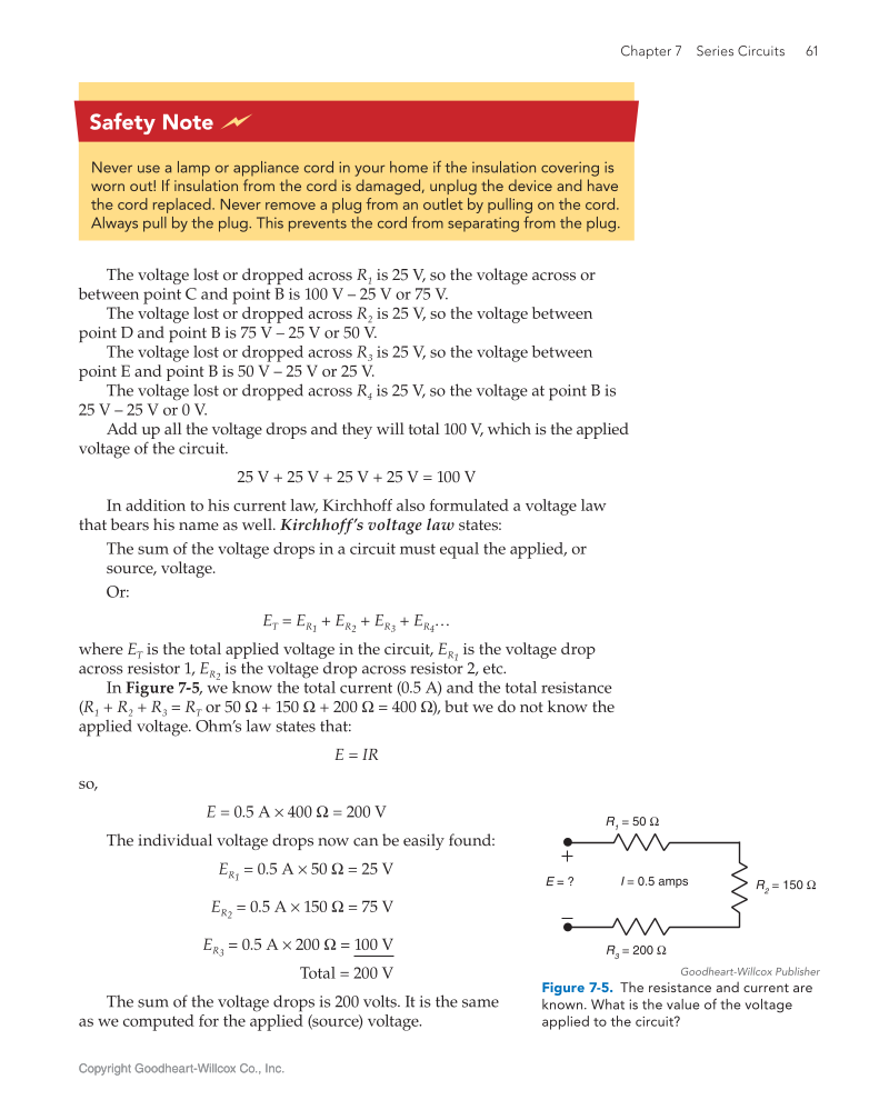Electricity, 11th Edition page 61